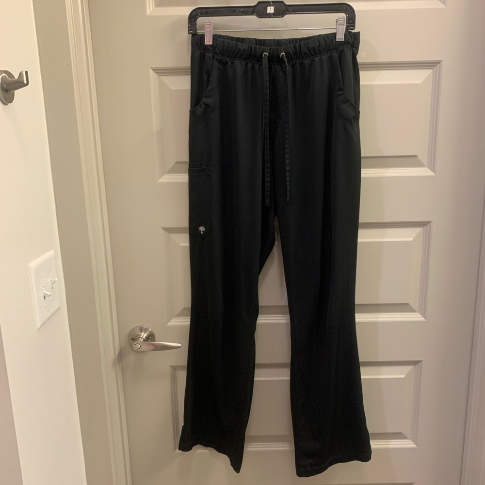 Healing Hands HH Works Black Scrub Bottoms Size Medium